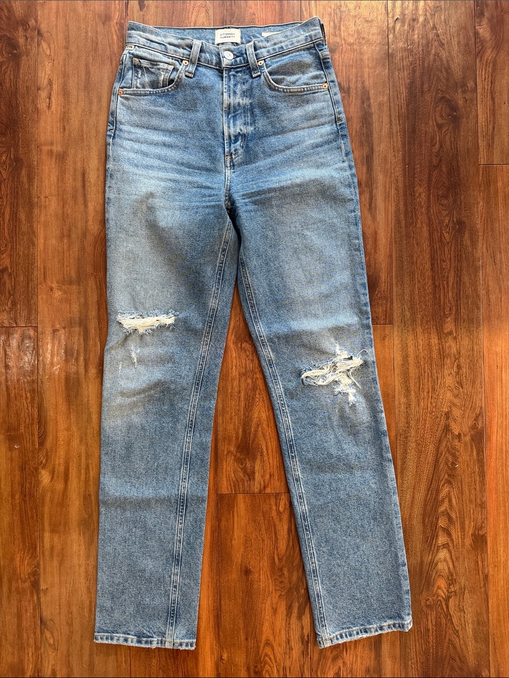 Citizens of humanity Daphne distressed denim jeans